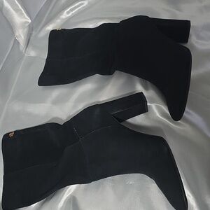 Lauren Ralph Lauren Suede Black Boots